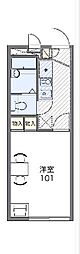 レオパレスねぶら 1Kの間取図画像