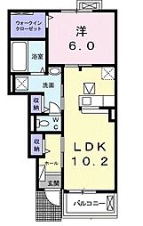 間取図画像 1LDK