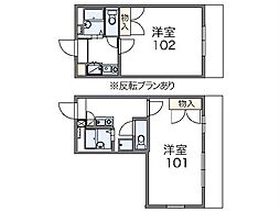 レオパレスＳＵＮＮＹ　ＶＩＬＬＡＧＥ 3階1Kの間取り