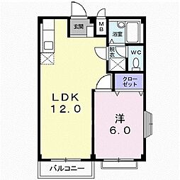 間取図画像 1LDK