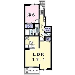 ルーチェ・ラルゴ3 1LDKの間取図画像