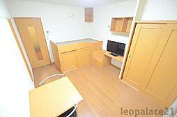 レオパレスグランメール 101 1階1Kのリビング/ダイニング