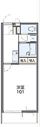 LEONEXT希望 1Kの間取図画像
