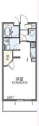 レオネクスト新町 1Kの間取図画像