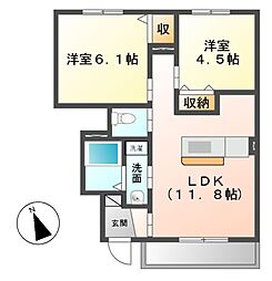 JR常磐線 佐和駅 徒歩7分の賃貸アパート