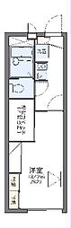 レオパレス金丈 1Kの間取図画像