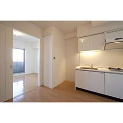 パークキューブ上野 1306 13階1Kのリビング/ダイニング