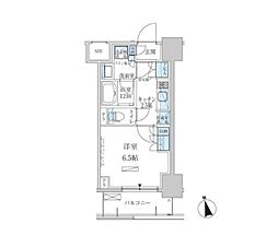 JR山手線 上野駅 徒歩10分の賃貸マンション 9階1Kの間取り