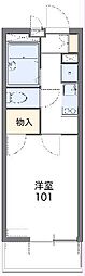 レオパレスKT今池 1Kの間取図画像