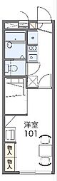 レオパレス大高南 1Kの間取図画像
