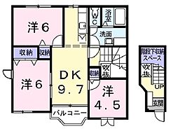 間取図画像 3DK