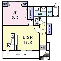 間取図画像 1LDK