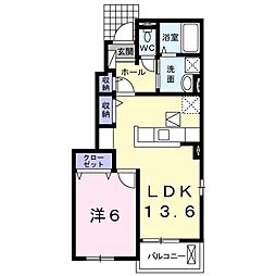 間取図画像 1LDK