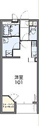 レオネクストプッチーニ 1Kの間取図画像
