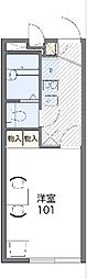レオパレスグリーンシンフォニー 1Kの間取図画像