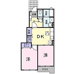 間取図画像 2DK
