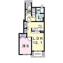 間取図画像 1LDK