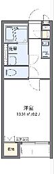 レオネクストミュール 1Kの間取図画像
