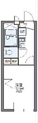 レオパレスＭＯＫＯ 1階1Kの間取り