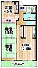 グレース泉大津2階6.6万円