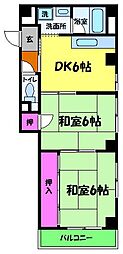 間取図画像 2DK