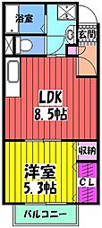 間取図画像 1DK