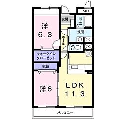 物件の間取り