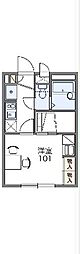 レオパレスYAMAMOTO 1Kの間取図画像