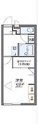 レオパレスパークサライ 1Kの間取図画像