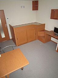 東武小泉線 西小泉駅 3.6kmの賃貸アパート 2階1Kのリビング/ダイニング