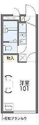 レオパレスＯＮＣＥ本山 1階1Kの間取り