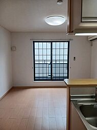 名鉄犬山線 上小田井駅 徒歩6分の賃貸アパート 2階1LDKのリビング/ダイニング