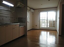 JR常磐線 神立駅 徒歩9分の賃貸アパート 2階2LDKのリビング/ダイニング