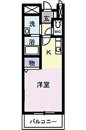 Ｍａｈａｌｏ 1階1Kの間取り