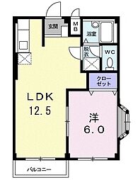 間取図画像 1LDK