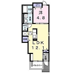 間取図画像 1LDK