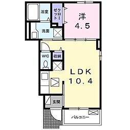 間取図画像 1LDK