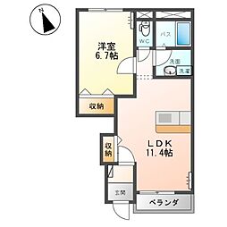 間取図画像 1LDK
