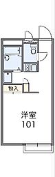 レオパレスソーニディソーニ 1Kの間取図画像