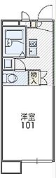 レオパレスせいわ 1Kの間取図画像