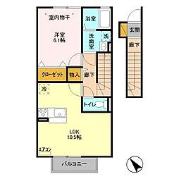 間取図画像 1LDK