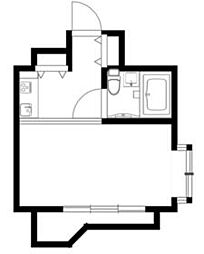 東京メトロ丸ノ内線 東高円寺駅 徒歩6分の賃貸マンション 8階ワンルームの間取り
