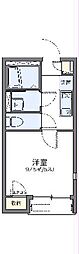 レオネクストアンソレイユ 1Kの間取図画像