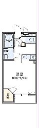 レオネクストジュネスVI 1階1Kの間取り