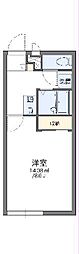 レオパレスピエール 106 1階1Kの間取り