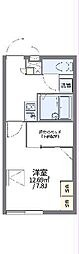 レオパレスマハロ 1Kの間取図画像