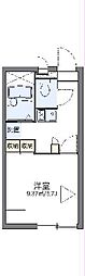 レオパレスサニーホームズ 1Kの間取図画像