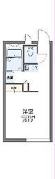 レオパレスサンフレンド 1Kの間取図画像