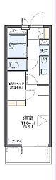 レオパレス千葉中央都町 1Kの間取図画像