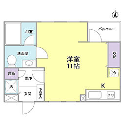 間取図画像 ワンルーム